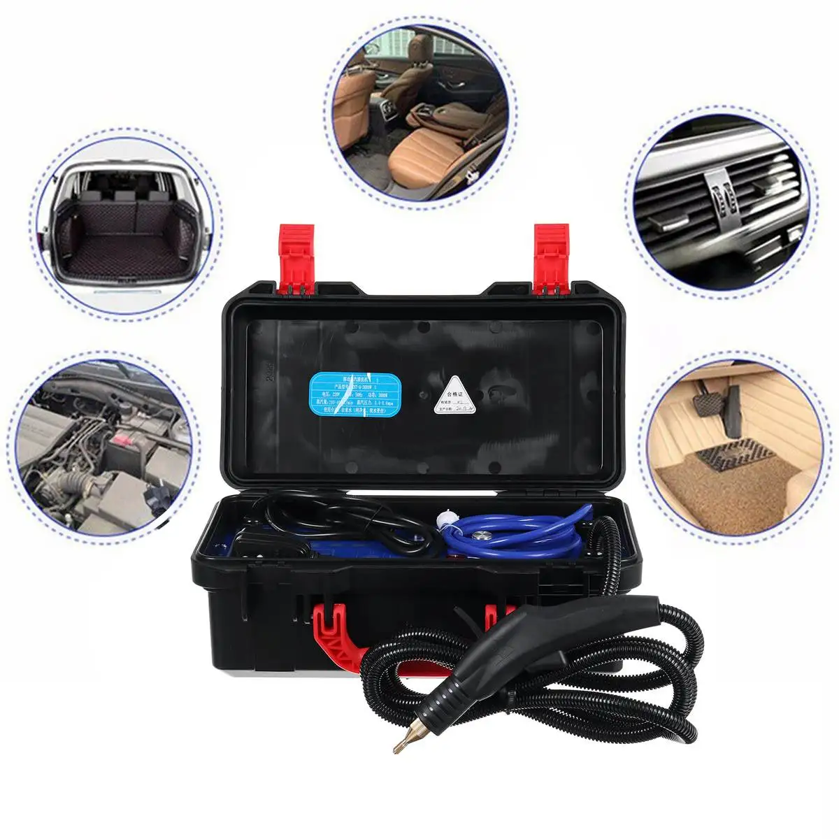 

High Pressure Steam Cleaner Machine AC 220V 3000W Steaming Cleaner High Temperature Electric Steaming Cleaning Machine