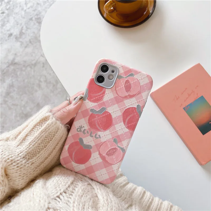 

Cute Cartoon Fruit Anti-fall Soft Shell Protective Cover Phone Case Capa For iPhone 12 Mini 11 Pro XS Max XR X SE2 2020 8 7 Plus