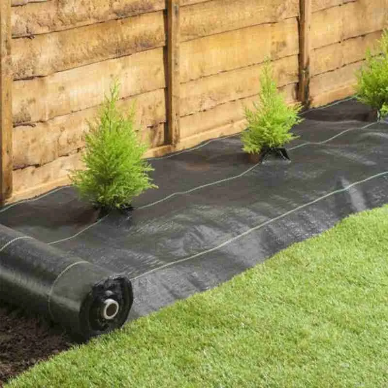 

Woven Outdoor Grass-proof Cloth Gardening Grass-proof Weed Barrier Black Gardening Mat Agricultural Cloth Cloth Grass-proof T3J5