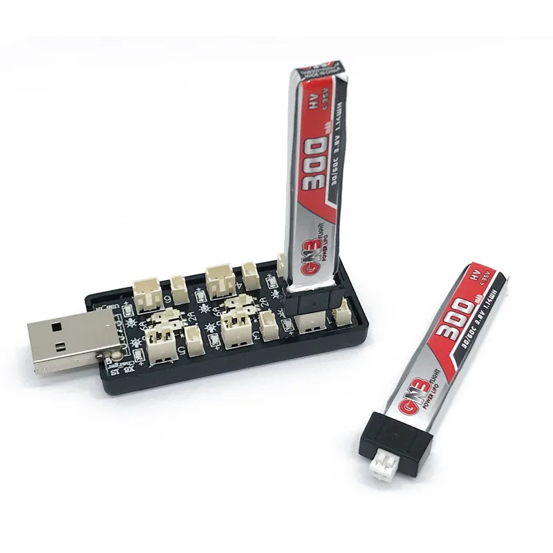 6 каналов 3 8 в USB 1S LiHv Lipo плата адаптера для зарядки аккумулятора 5 В 2 А зарядная