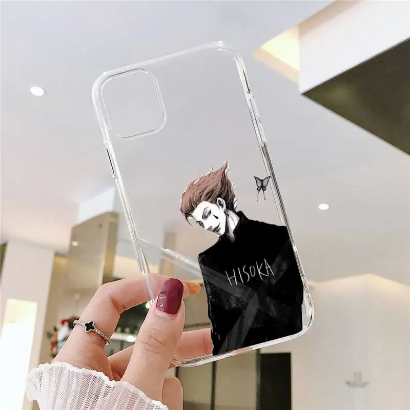 

hunter x hunter( Phone Case Clear Transparent for iPhone 11 12 mini pro XS MAX 8 7 6 6S Plus X 5S SE XR 2020