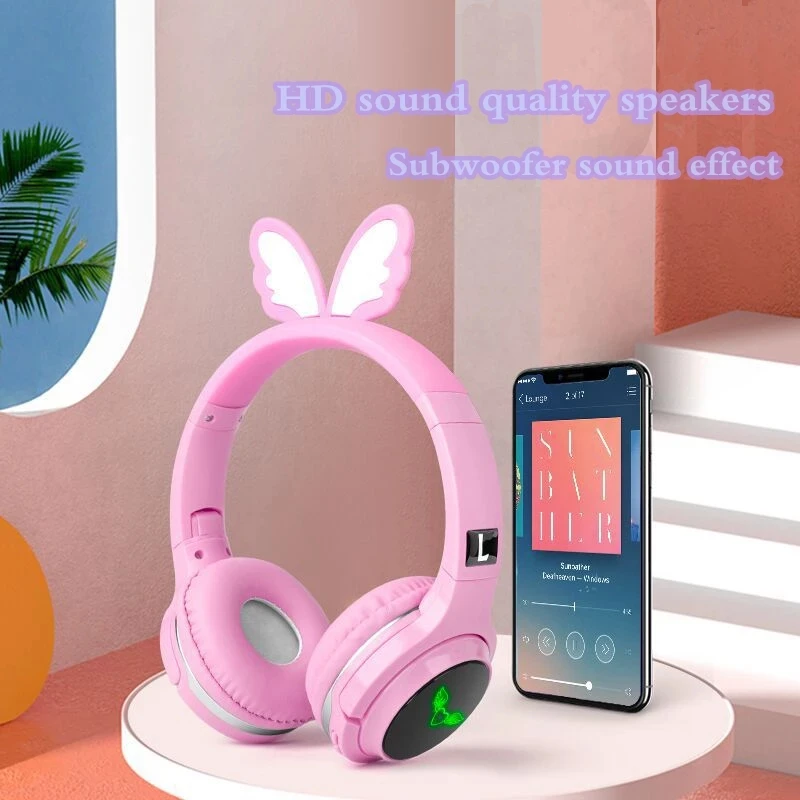 Детские складные стереонаушники с микрофоном и поддержкой TF карт Bluetooth 5 0 штекер 3