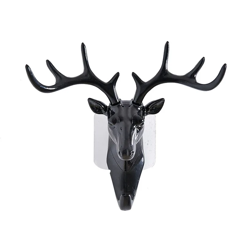 

Antlers American Style Home Decoration Hook Wall Shelf Wall Hanging Creative Wall Special Deer Head Wall Key