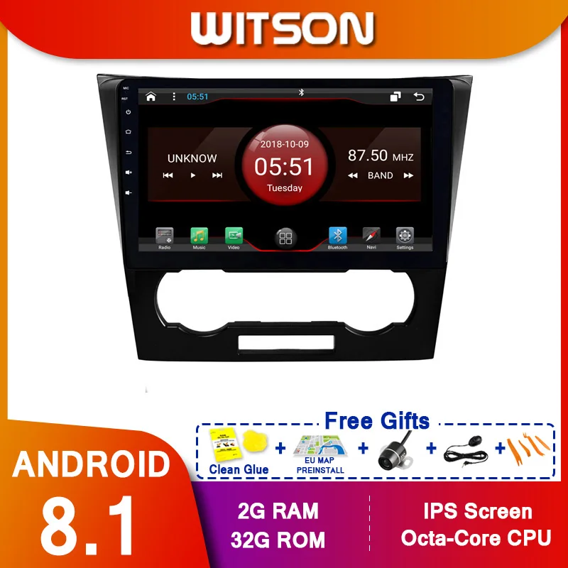 WITSON 9 &quotFULL HD сенсорный экран Android 10 0 Восьмиядерный Автомобильный GPS