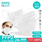 Модные корейские многоразовые маски FFP3 в форме рыбы, белые цветные маски KN95 для взрослых, ткань FPP2, респиратор, защитные маски