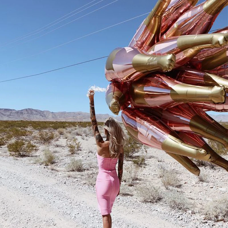 1 шт. розовое золото для вечеринки бутылка шампанского винные шары комплект