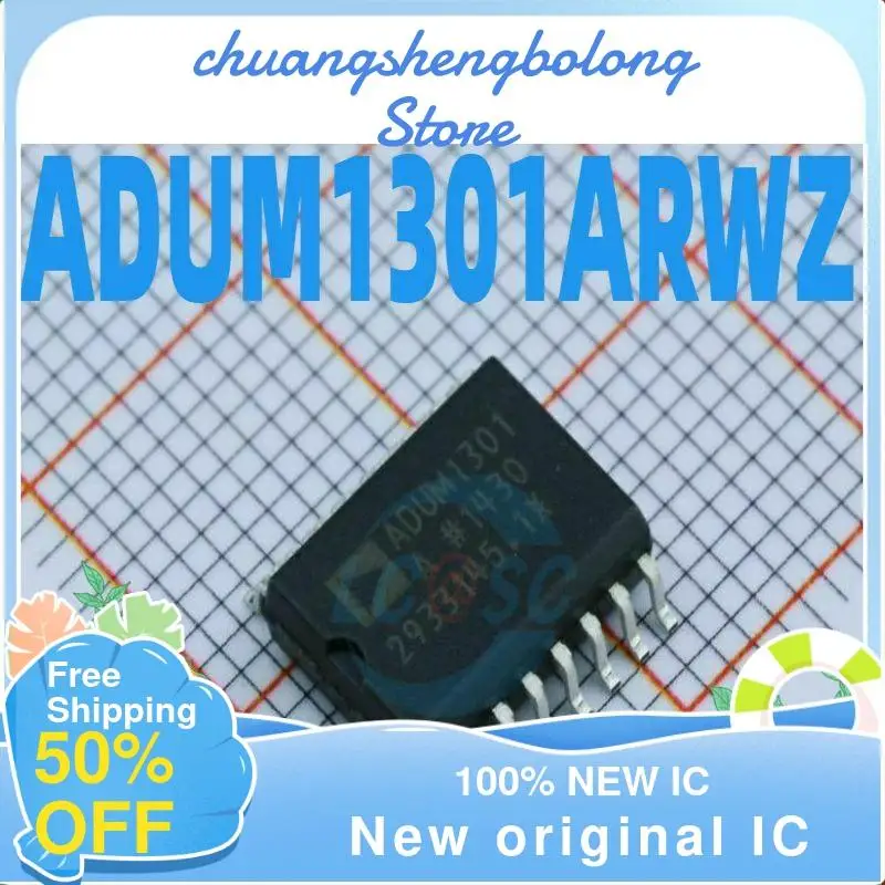 

10-200 шт., ADUM1301, ADUM1301ARWZ, ADUM1301BRWZ, новый оригинальный IC