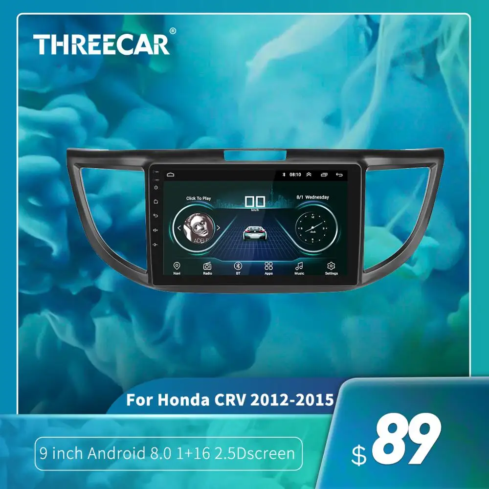 2G + 16G Android 8 1 автомобильный радио мультимедиа аудио плеер навигация GPS 2Din для Honda CRV