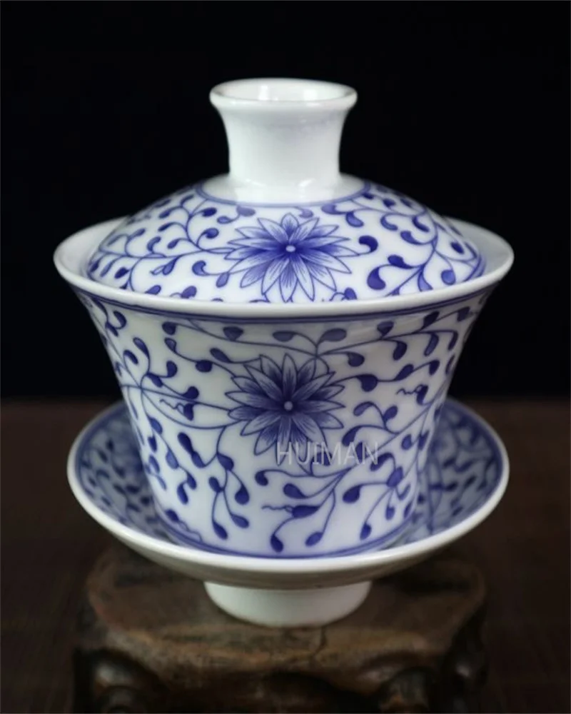 

Готовая фарфоровая Ручная роспись, цветок, чайная чашка, поделки, украшение для дома, Китай