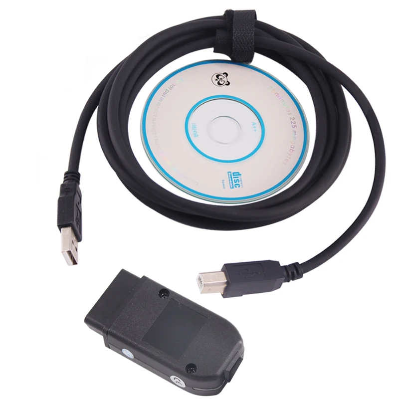 Диагностический сканер Obd2 Vag Com 21 3 интерфейс Hex V2 Vagcom для VW AUDI Skoda Seat ATMEGA162 + 16V8