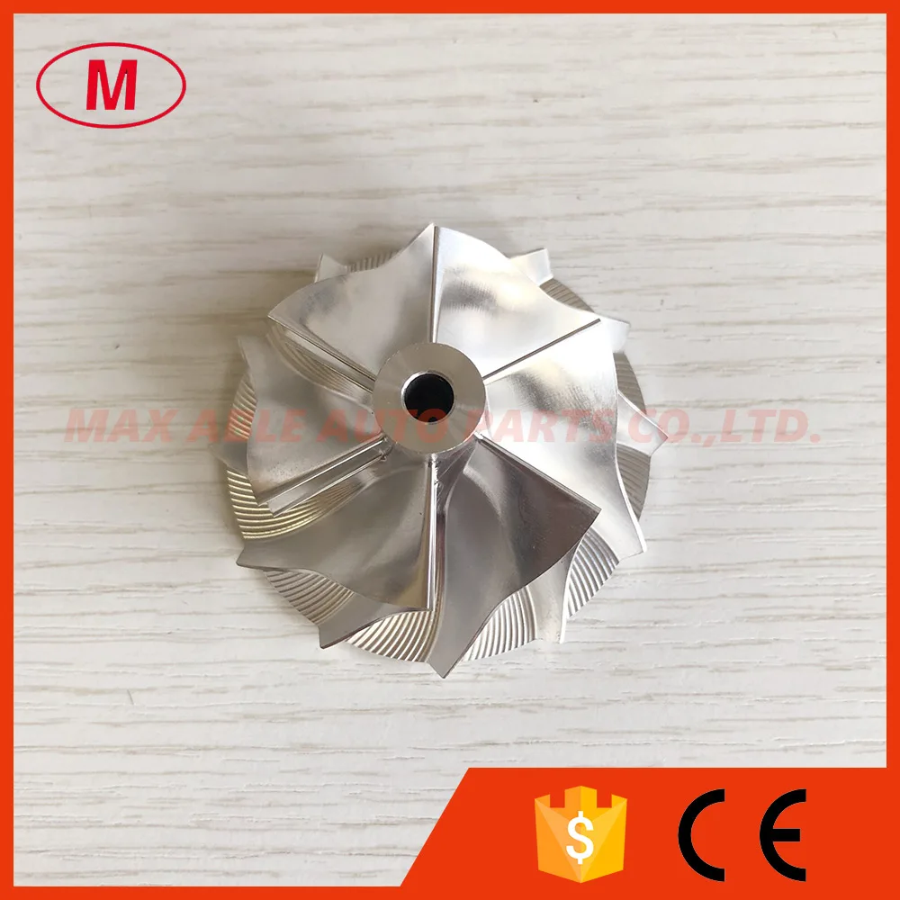 RHF5 reverse 41.80/54.00mm 6+6 blades high performance Turbo Billet/milling/aluminum 2618 compressor wheel | Автомобили и
