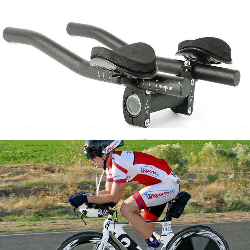 

Bars Triathlon Aero Handle Alloy Clip Rest Tri Mountain Bicycle Road