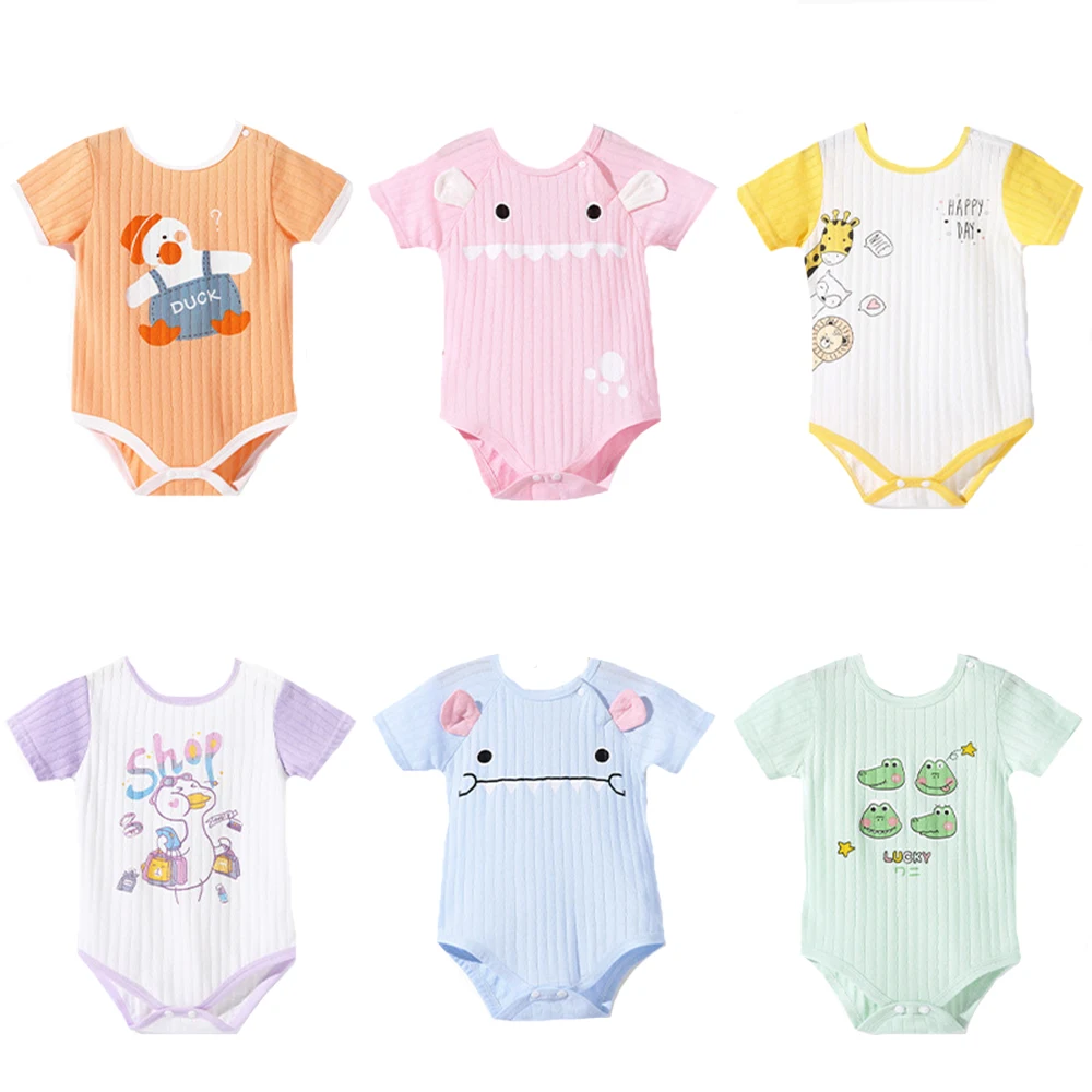 

2021 Cartoon Dinosaur Printed Rompers Cotton Clothes Jumpsuits Velvet Baby Romper Infant A Fabric Pajamas Baby Girl Clothe