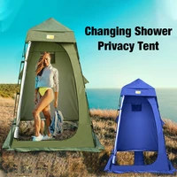 protable camping tent durable waterproof rainproof sun protection large space outdoor changing room shower privacy tent