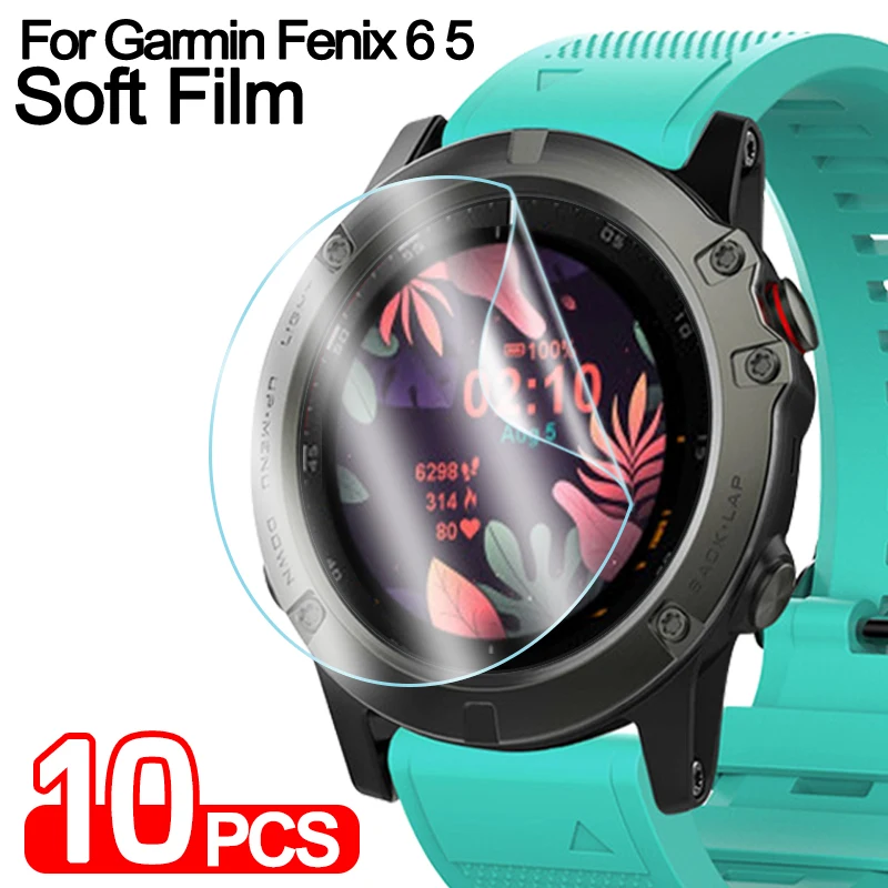 Защита экрана для Garmin fenix 5 5s мягкая защитная пленка watch 6 6s 6x pro Аксессуары часов (не