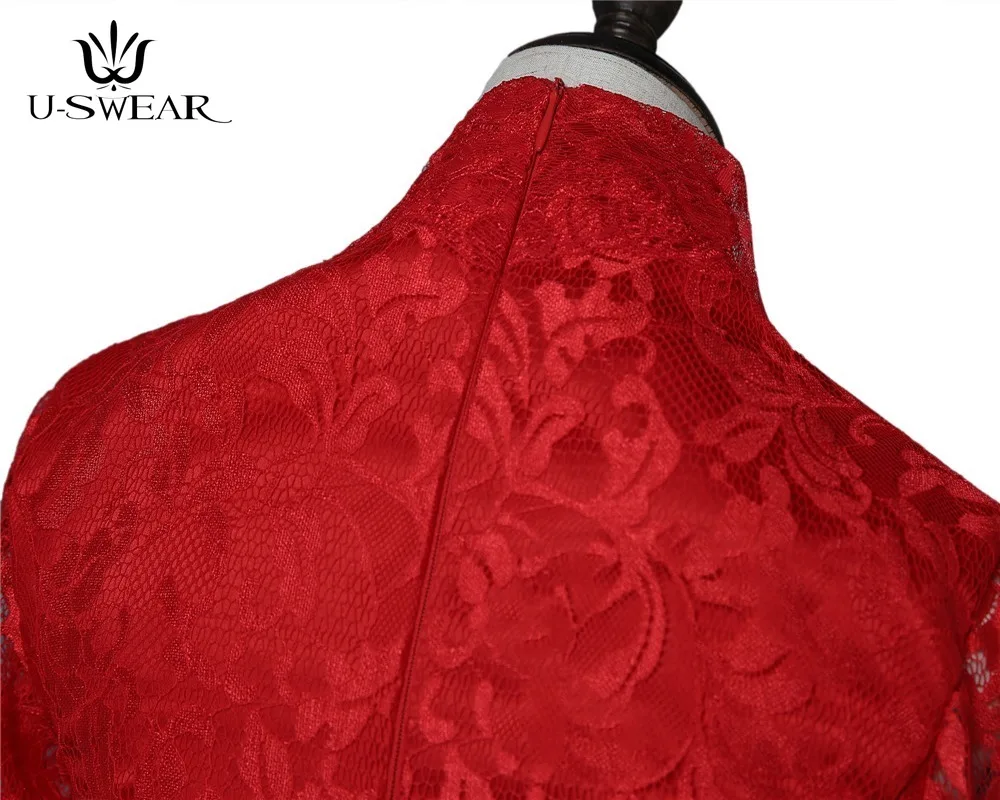 

Elegant Red Mother of The Bride Dress Sheath V-neck Lace Wedding Party Dress Mother Dresses for Wedding Vestido Mae Da Noiva