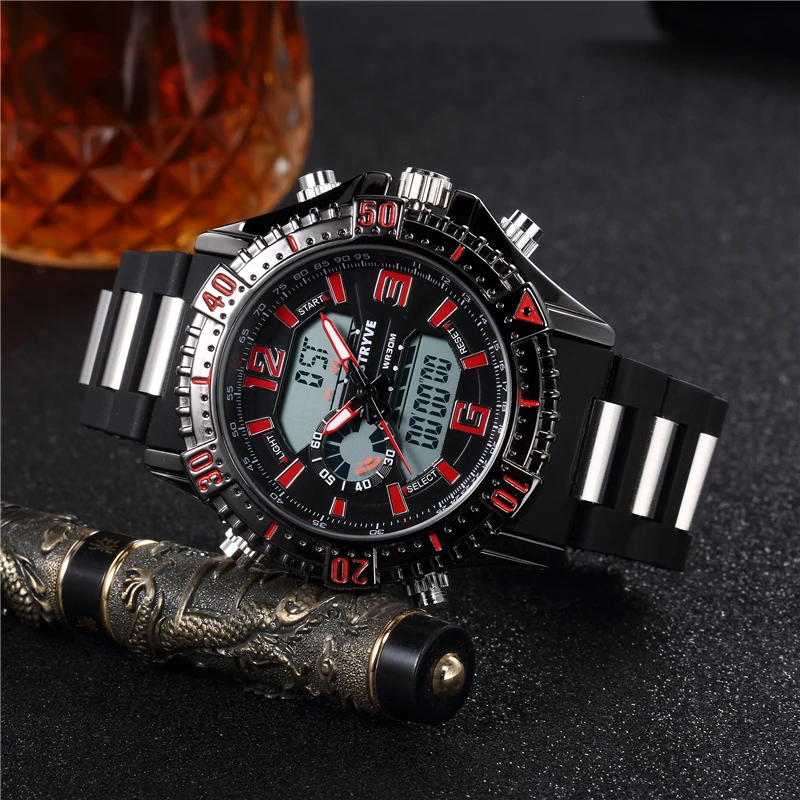 Мужские часы STRYVE роскошные спортивные с тяжелым циферблатом водонепроницаемые