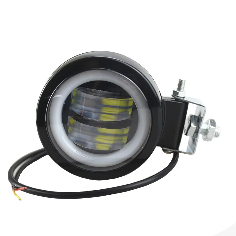 

12V 20W Waterproof LED Spot Driving Fog Lamp Headlight Motorcycle Cafe Racer Cruiser Bobber Chopper Touring Atv Scooter Offroad