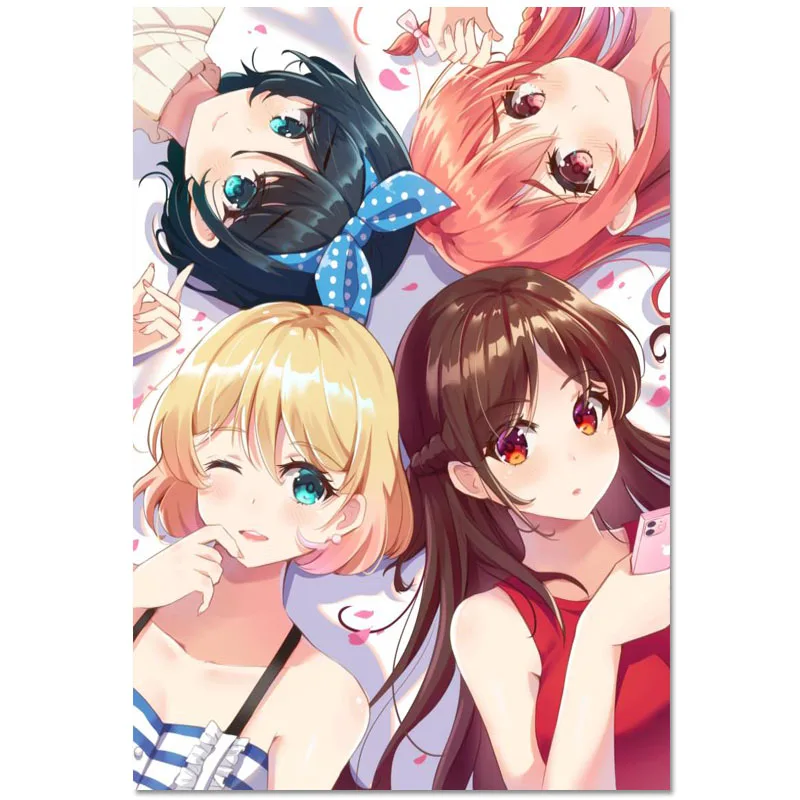 

Плакат с надписью «Аренда девушки», Шелковый плакат, украшение для дома, Настенная картина, 40x60 см, 50x75 см, 60x90 см