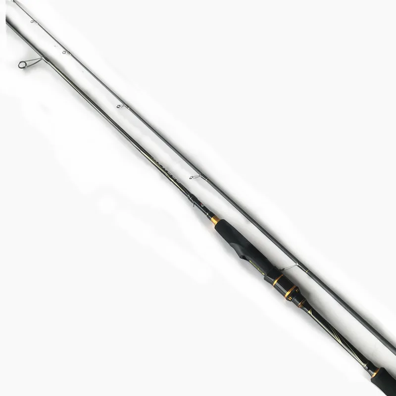 

New style guide 2 Section spinning fishing rods Cross Carbon Fuji Guides 1.98M Fishing rod