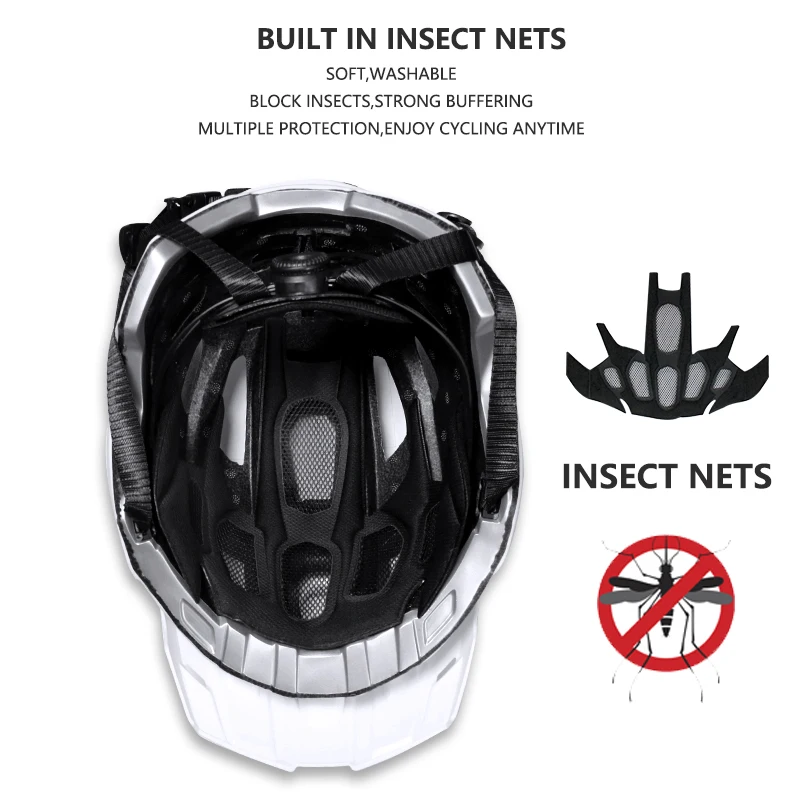 Велосипедный шлем KUWOMAX для мужчин и женщин цельнолитой горных дорожных