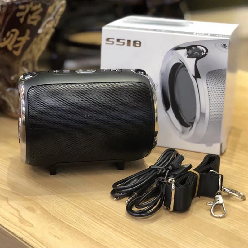 S518 Беспроводной Bluetooth Динамик Портативный плеча сабвуфер мобильный телефон
