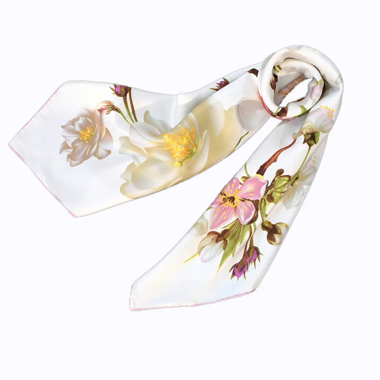 

90*90cm Silk Scarf Women Spring and Autumn Mulberry Silk Square Scarf Fashion Silk Scarf Gift Shawl