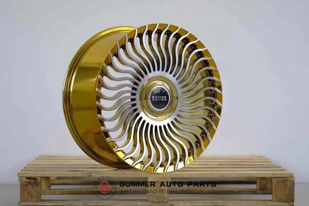 

High Quality 22-inch rover gold plated Alloy Forged Wheel hub RAN GE RO VER WHEEL RIMS
