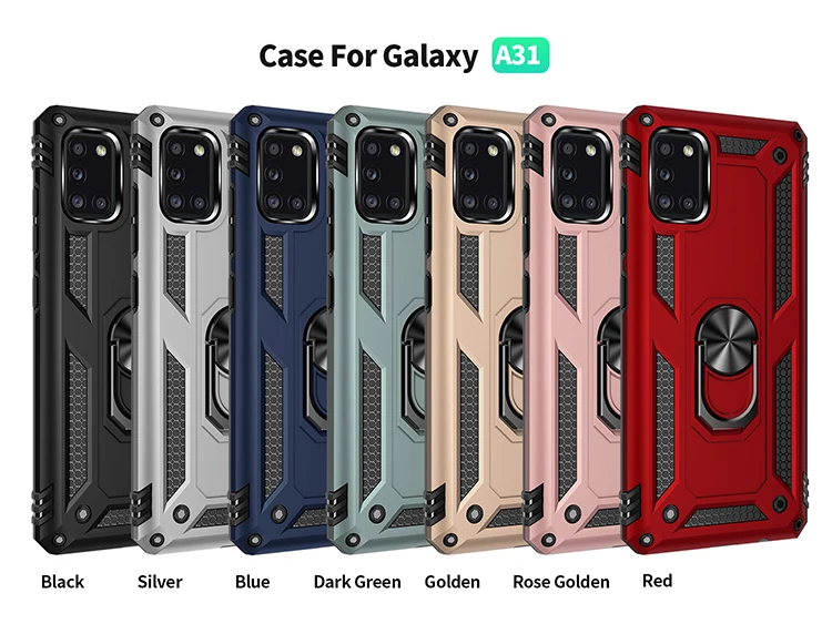 

Phone Case For Samsung Galaxy A02S A01 A11 A21 A21S A31 A41 A81 A91 A42 5G A02 A32 A12 4G Armor Anti Fall Protection Back Cover