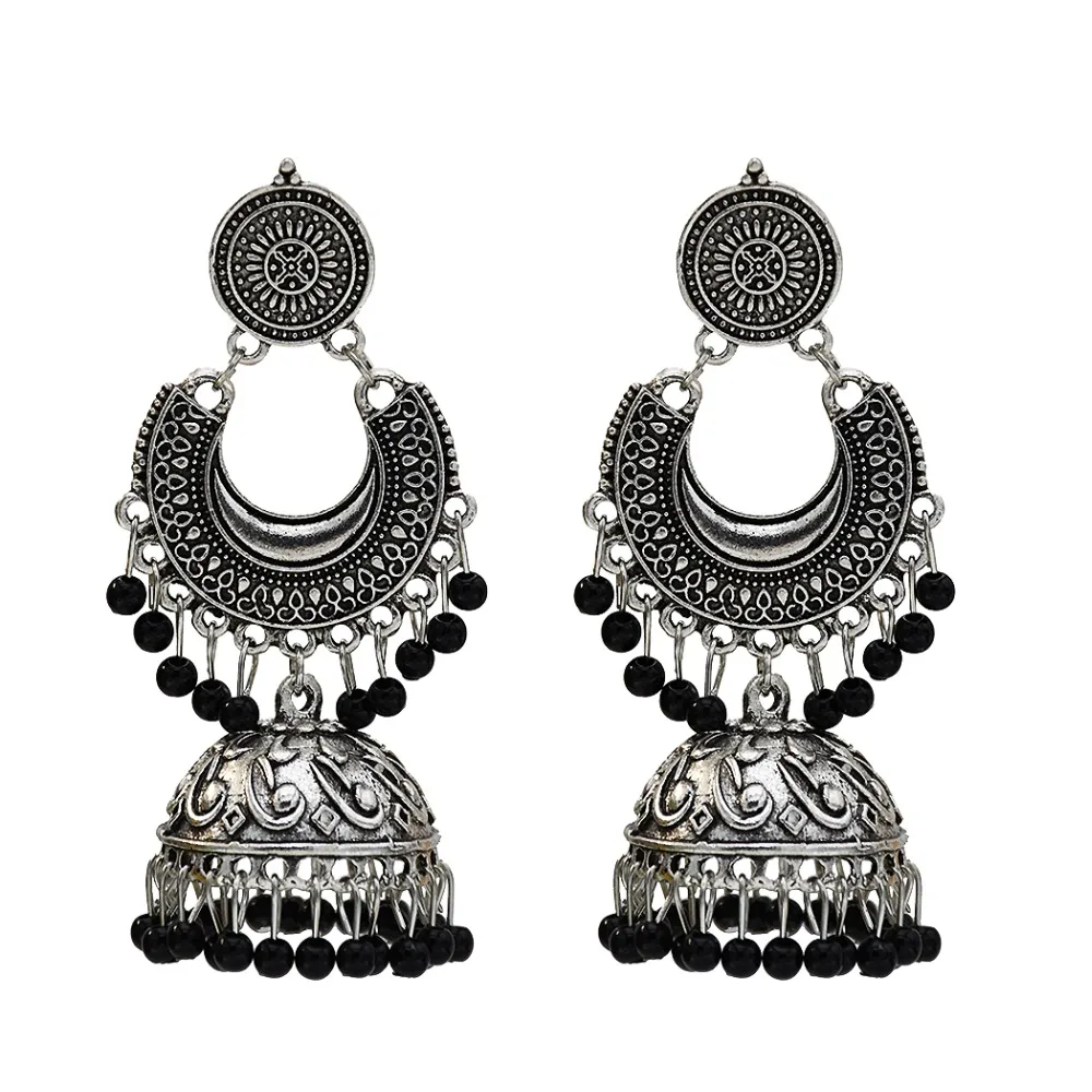 Этнический Индийский Цыганский цвет для женщин античный серебряный окисленные