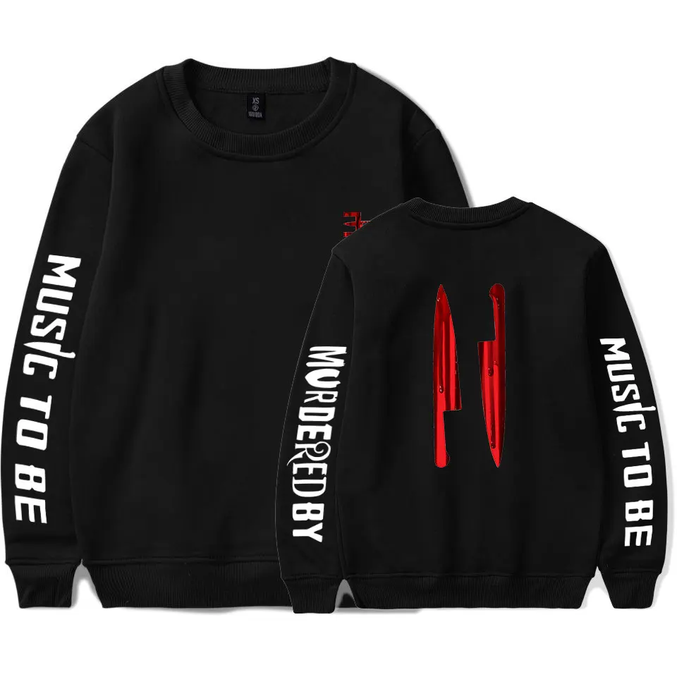 

Fashion Sweatshirt Music to Be Murdered by Sweatshirt Men Women O-neck Crew Neck Eminem MTBMB New Album hip hop Pullovers