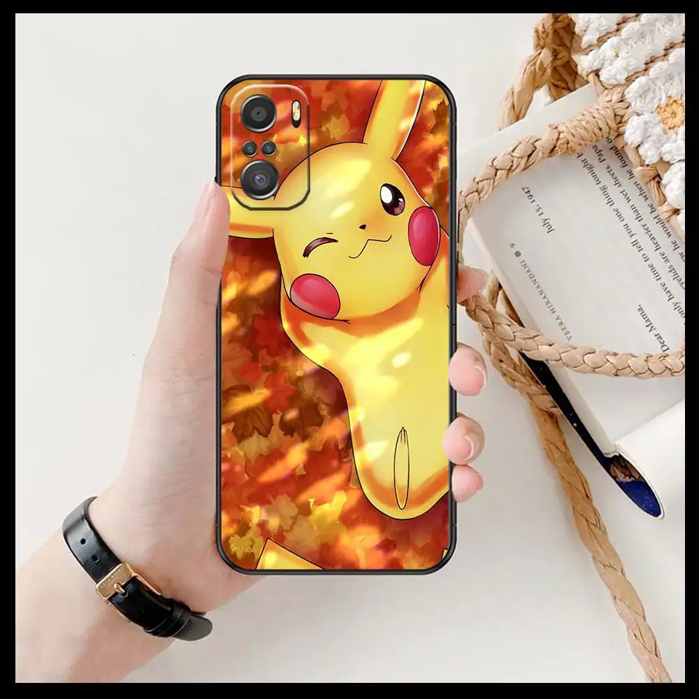 hd pokemon for xiaomi redmi note 10s 10 9t 9s 9 8t 8 7s 7 6 5a 5 pro max soft black phone case free global shipping
