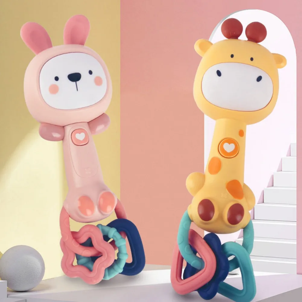 

Baby Toy Wholesale Baby Soft Rubber Rock Music Status Tooth Glue BB Stick