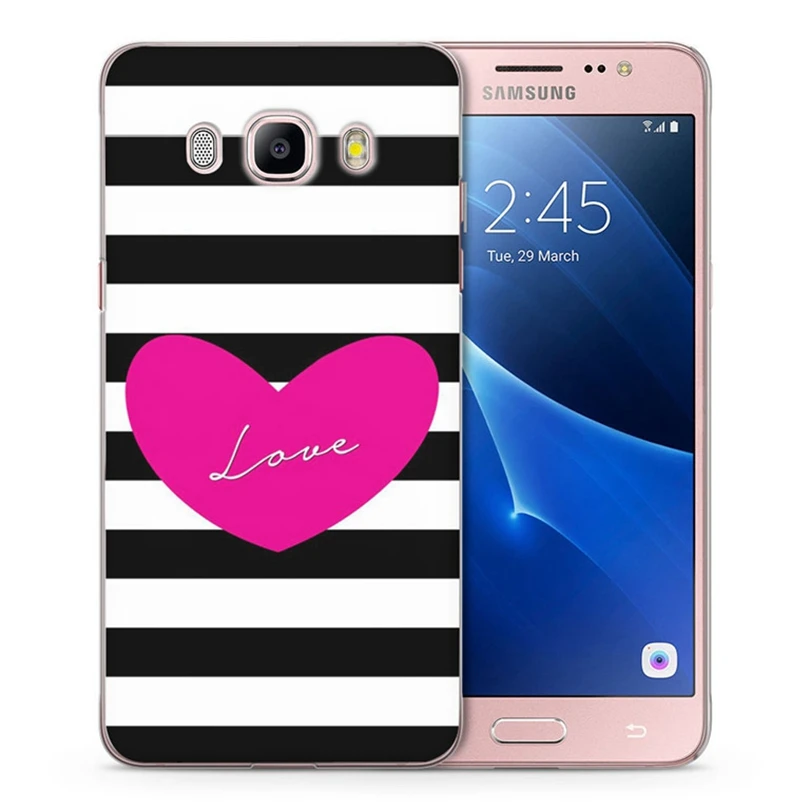 Красный белый полосатый любовь фон серии для Samsung Galaxy A3 A5 2015 2016 2017 A30 A50 Мягкий ТПУ