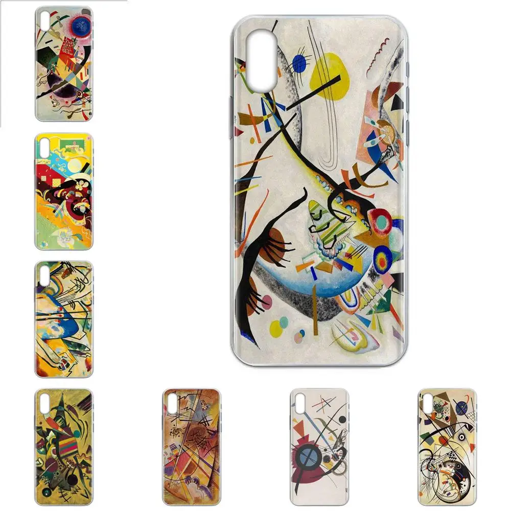 Василий Кандинский художественный абстрактный для Huawei Honor Mate Nova Note 20 20s 30 5 5I 5T 6 7I 7C