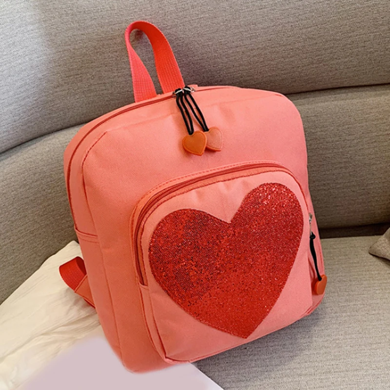 Candy Color PU Leather Bag DIY Transparent Love Heart Shape Backpack Kawaii Schoolbags For Teenage Girls | Багаж и сумки