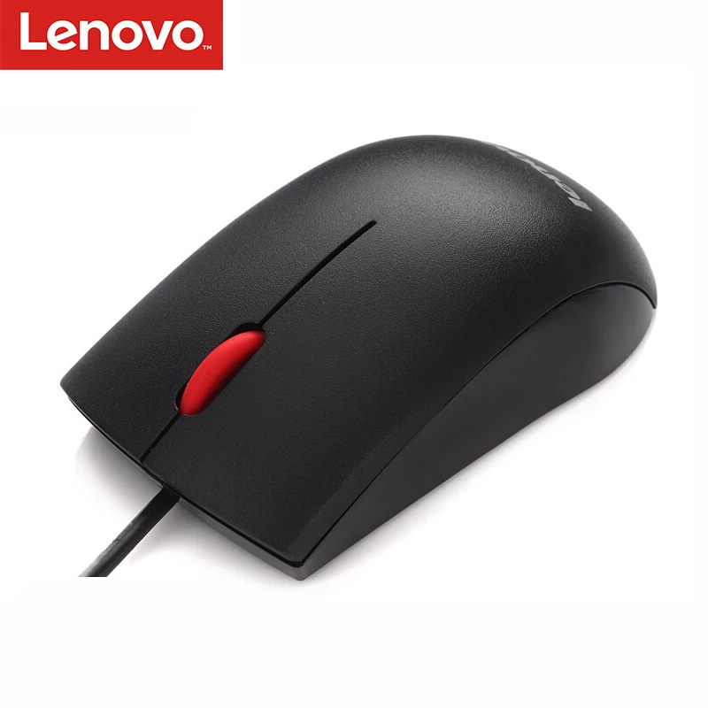 Проводная оптическая мышь Lenovo M120 с красной точкой для ноутбука ПК офиса