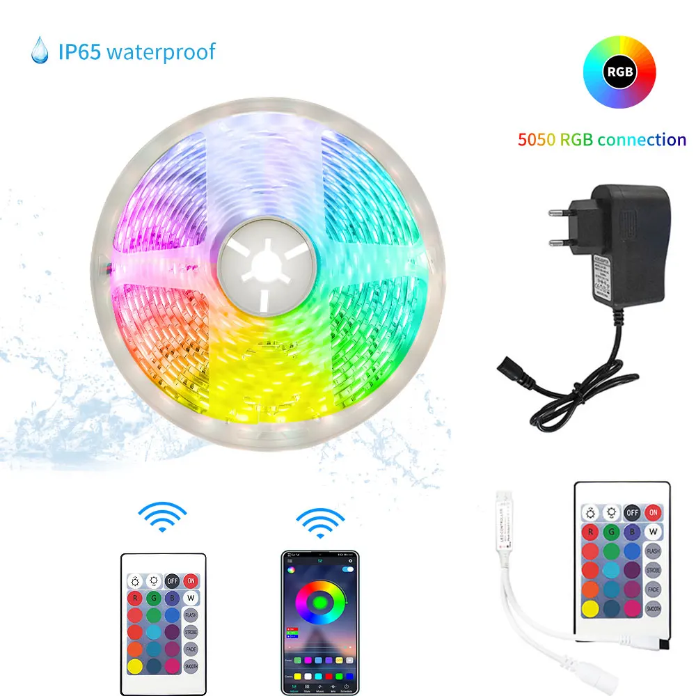 Светодиодная лента RGB 5050 задний светильник светодиодный водонепроницаемый