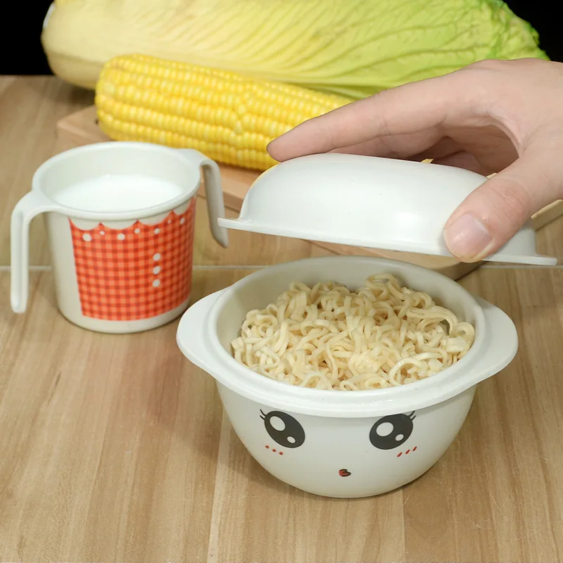 2 стиля бамбуковое волокно креативная мультяшная посуда комплект из 3 предметов