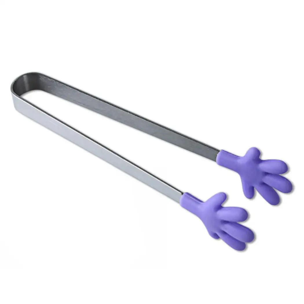 Мини кухонные щипцы из нержавеющей стали зажим для торта кухонный синий/розовый