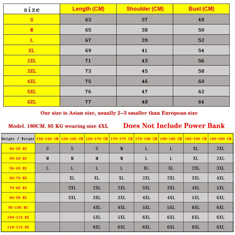 11 Heated vest Jacket Fashion Men Coat Intelligent USB Electric Heating Thermal Warm Clothes Winter Heated Vest Plus S-5XL size