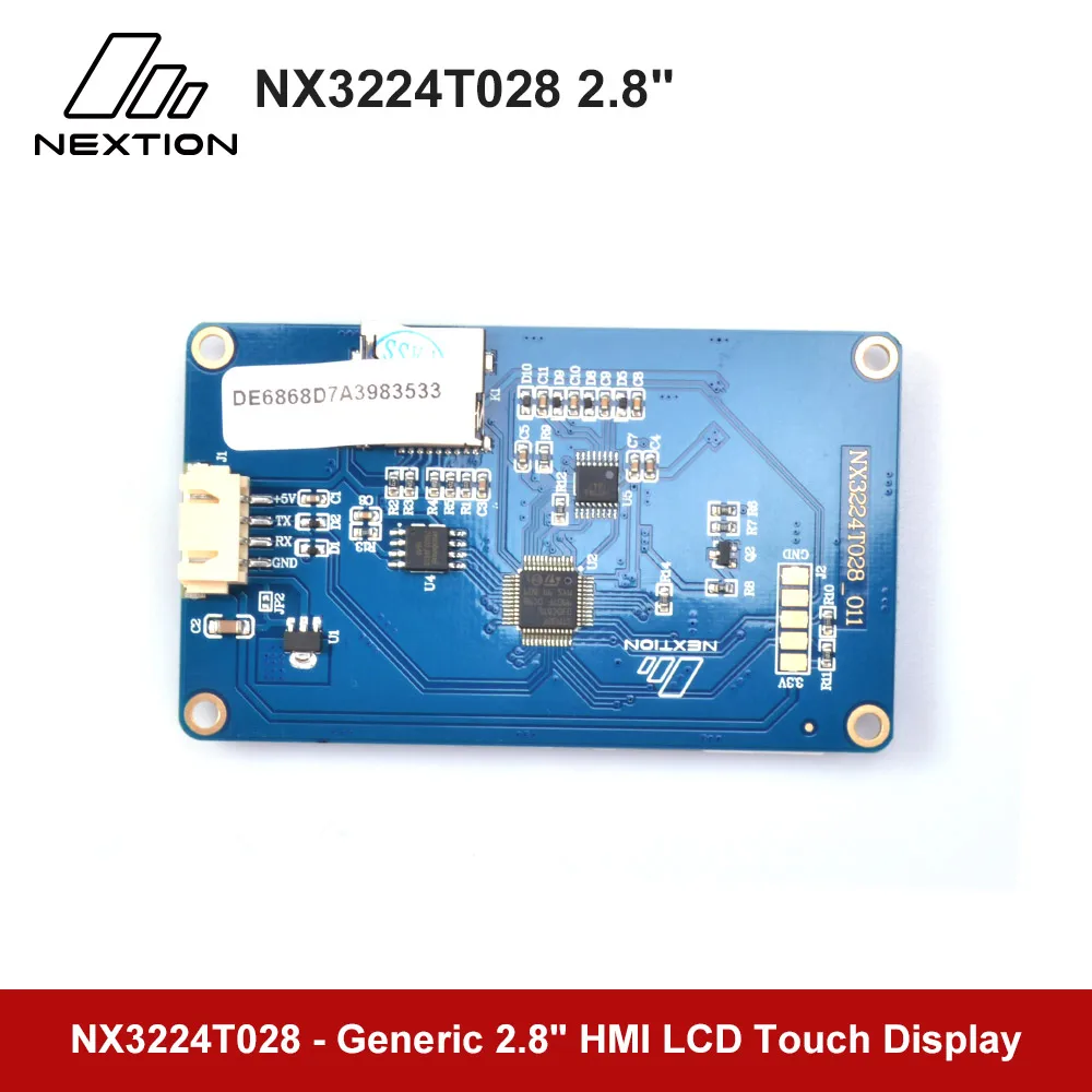 Nextion NX3224T028-2," интеллектуальный Полноцветный сенсорный дисплей TFT lcd модуль Nextion Базовая Серия lcd сенсорный дисплей