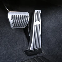 gas brake pedal foot rest pedal pads for bmw x5 x6 e70 e71 e72 f15 f16 2007 2018 car accessories black silver