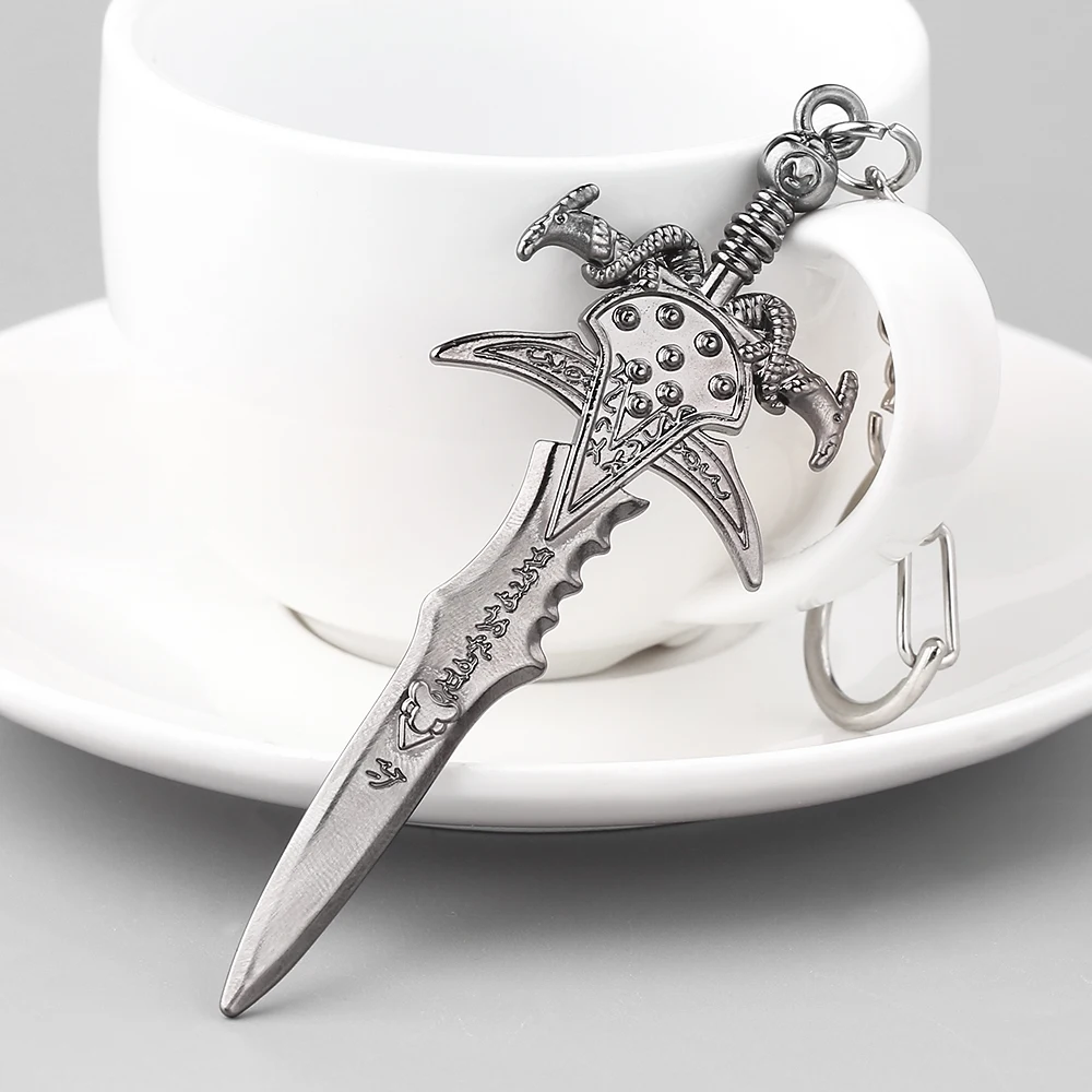 Игры World of WarCrafts брелок король-Лих Frostmourne меч топор-Нож Оружие кинжал металлические фигурки брелок ювелирные изделия для фанатов