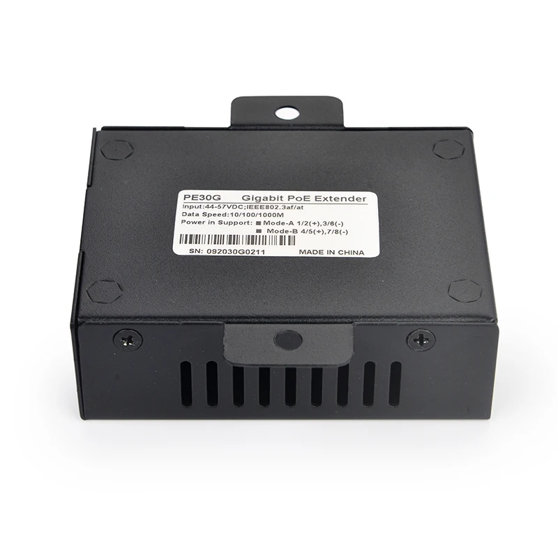 Gigabit POE Extender IEEE 802.3af Extend 100 Meters 10/100/1000Mbps with Standard Input / Output for IP Camera Range | Безопасность и