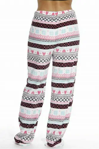 

2021 Fashion Women Christmas Pajama Pants Soft Animal Printed Sleep Trousers Loose Casual Long Sleep Bottoms