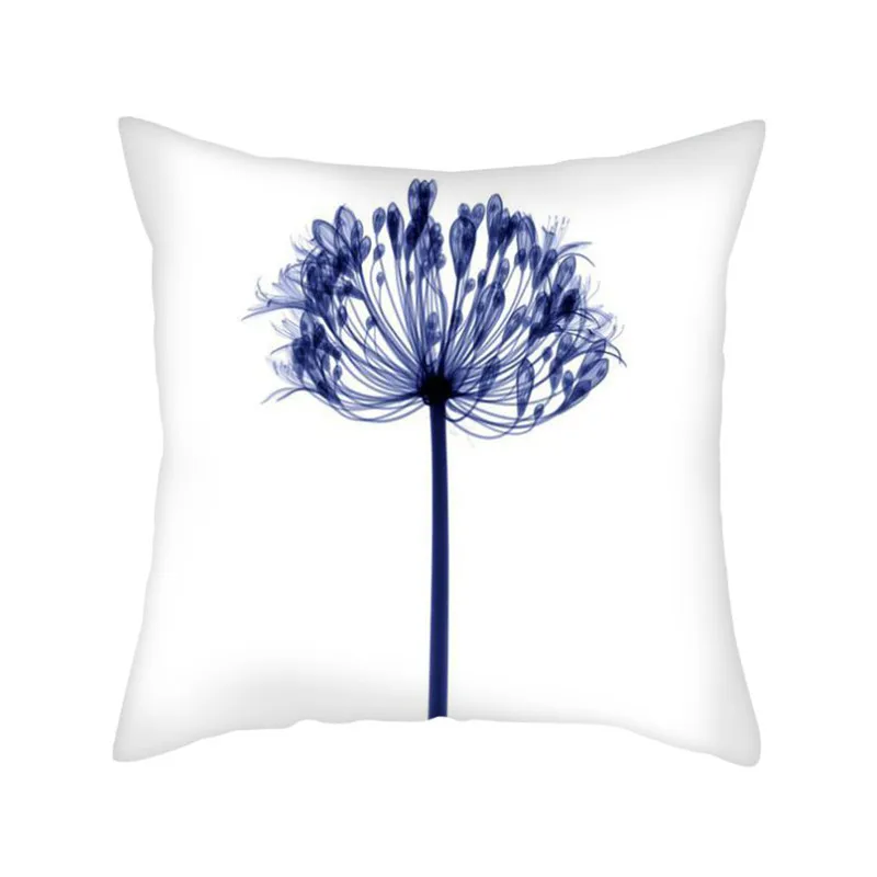 Чехол для подушки с цветами Fuwatacchi красочный цветочный Фото чехол дома дивана