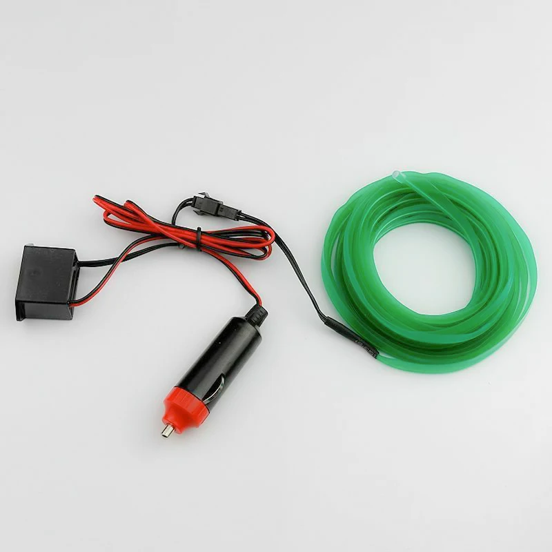 3/5 метров интерьер автомобиля неоновый светодиодный элемент с холодным светом