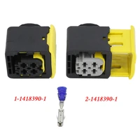 4 pin automotive sensor controls harness connector plug with terminal 2 1418390 1 1 1418390 1