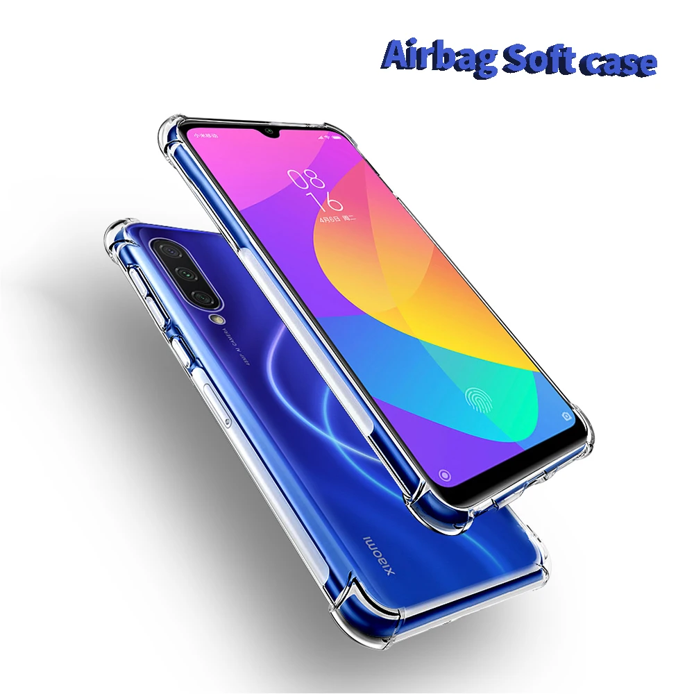 Etui High quality Phone Case For xiaomi mi a3 lite max3 mix3 Luxury Super Shockproof Clear Soft Silicone Cell Back Cover Coque | Мобильные